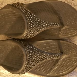 EUC CROCS Sandals, Womens size 8W